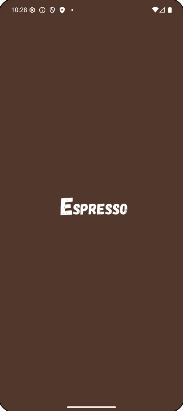 Espresso splash
