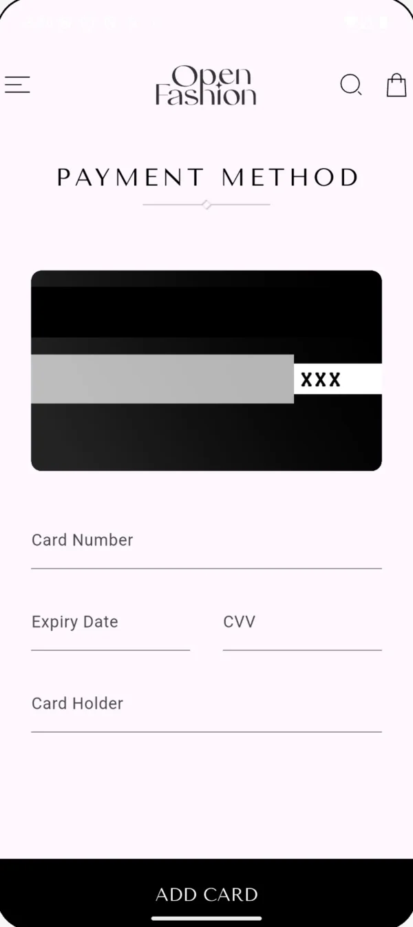 Open Fashion payment